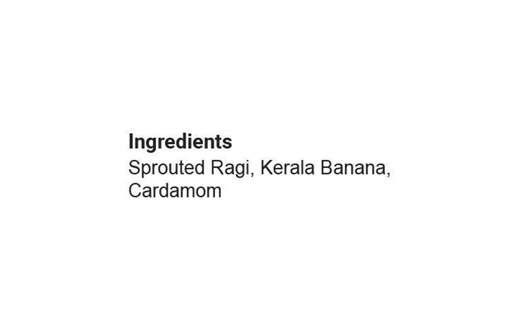 Tots And Moms Foods Sprouted Ragi Banana Cereal   Pack  200 grams